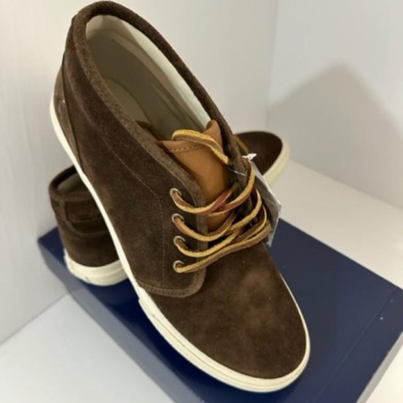 Polo Ralph Lauren Men\'s Keaton Suede Chukka Boot Chocolate Brown 10 NEW IN BOX main image 5